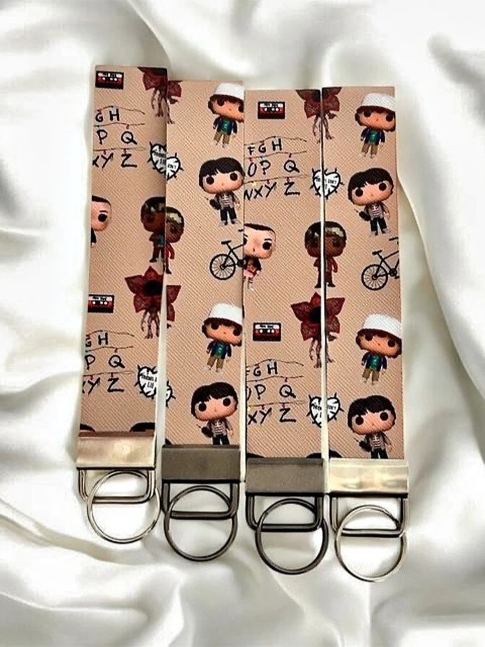 Stranger Things Wristlet Keychains
